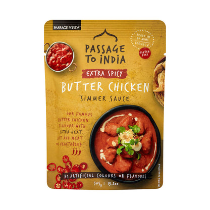 Passage To India Extra Spicy Butter Chicken Simmer Sauce - 375g
