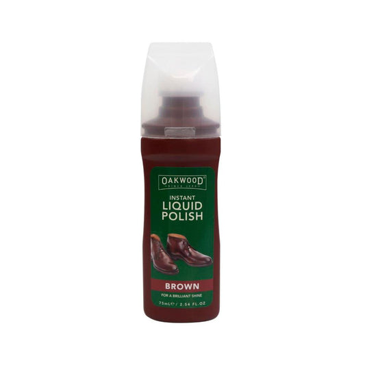 Oakwood Instant Shoe Polish Brown - 75mL