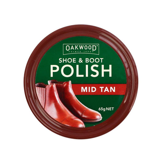 Oakwood Shoe Polish Mid Tan - 65g