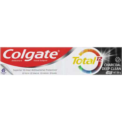Colgate Total Active Prevention Deep Clean With Charcoal Toothpaste 200g