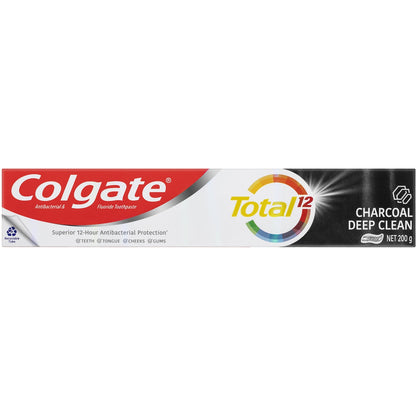Colgate Total Active Prevention Deep Clean With Charcoal Toothpaste 200g