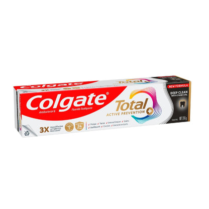 Colgate Total Active Prevention Deep Clean With Charcoal Toothpaste 200g
