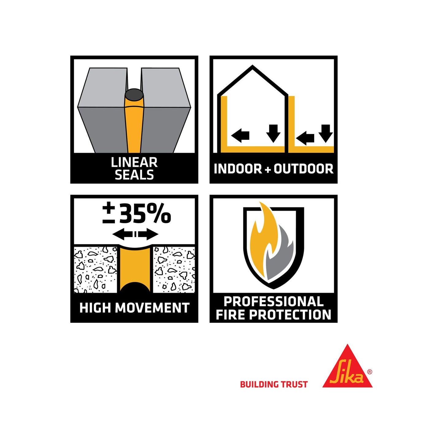 Sika Sikasil 670 Fire Silicone - 300ml - Grey