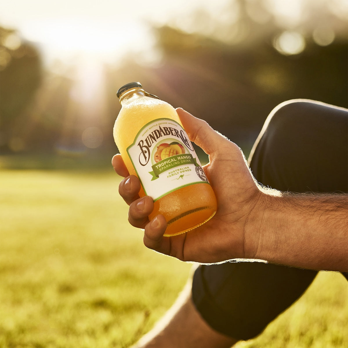 Bundaberg Tropical Mango Sparkling Drink 375ml X 4 Pack