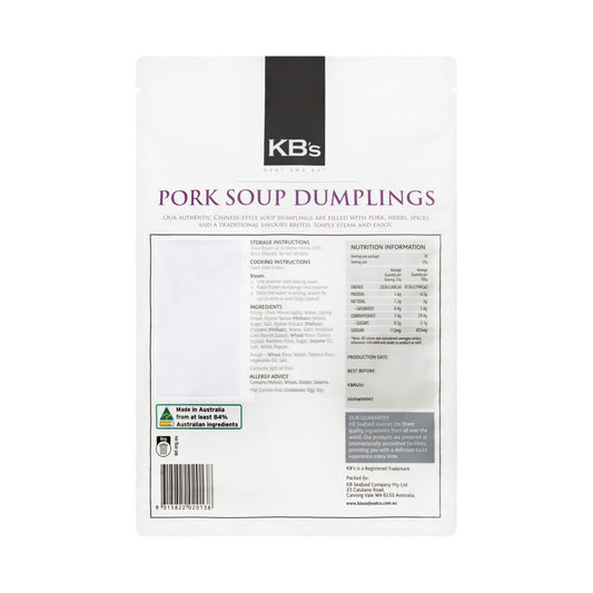 Kb's Pork Soup Dumpling - 750g