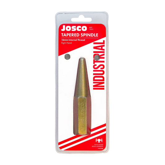 Josco Right Hand Spindle Tapered - 16mm - For 200mm Bench Grinders