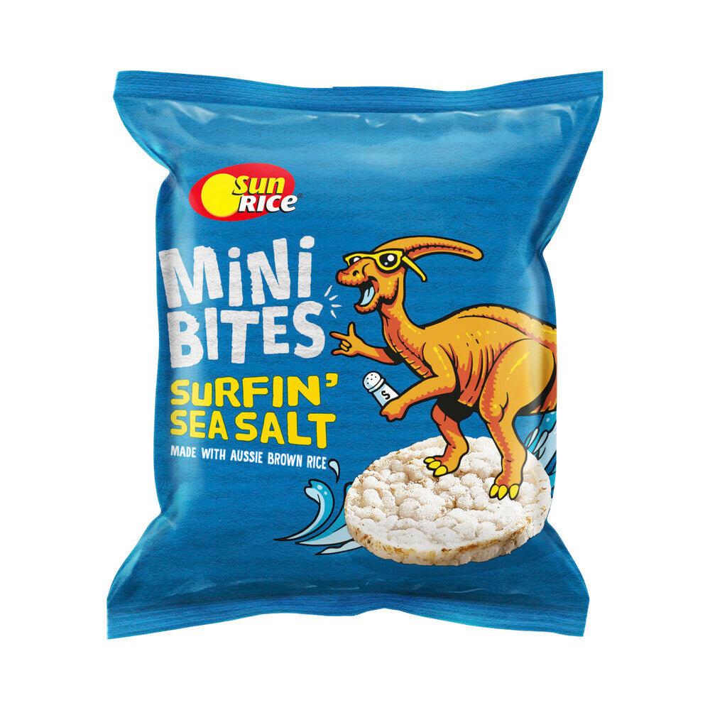 Sunrice Mini Bites Surfin Sea Salt 6 Pack - 108g