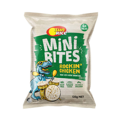 Sunrice Mini Bites Rockin Chicken 6 Pack - 120g