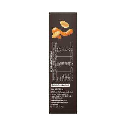 Nice & Natural Nut Butter Bars Peanut Butter & Salted Caramel Snacks 5 Pack - 175g