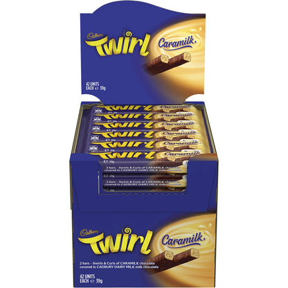 Cadbury Twirl Caramilk Milk Chocolate Bar 39g