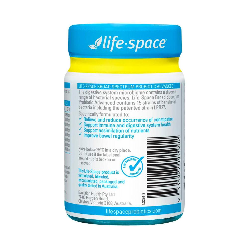 Life Space Broad Spectrum Probiotic Advanced Capsules - 90 Pack