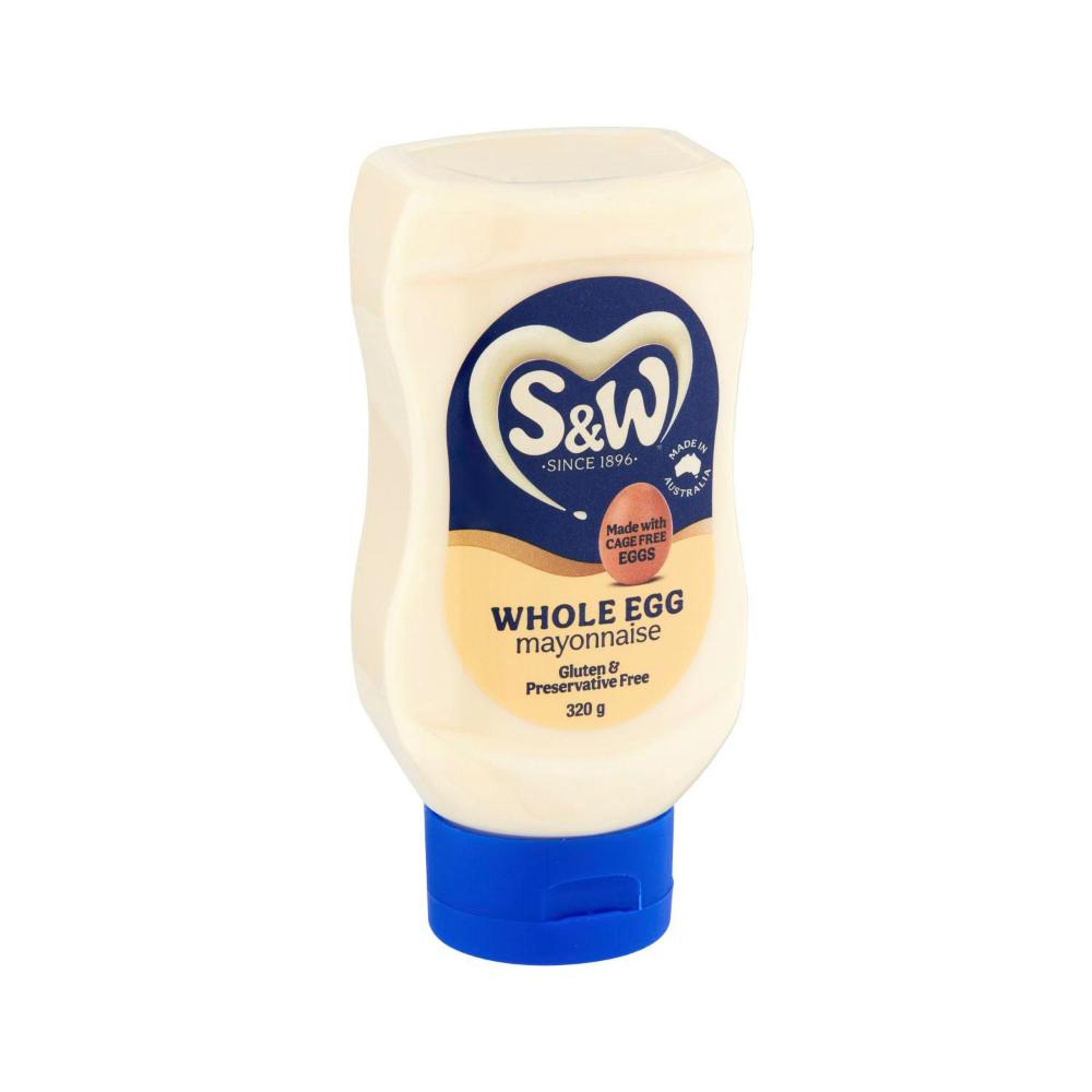 S&W Gluten Free Whole Egg Mayonnaise - 320g