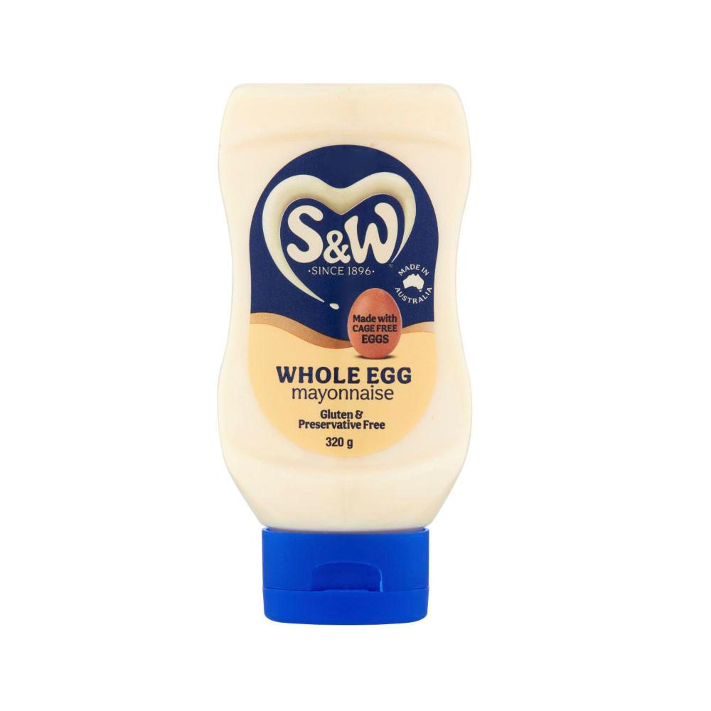 S&W Gluten Free Whole Egg Mayonnaise - 320g