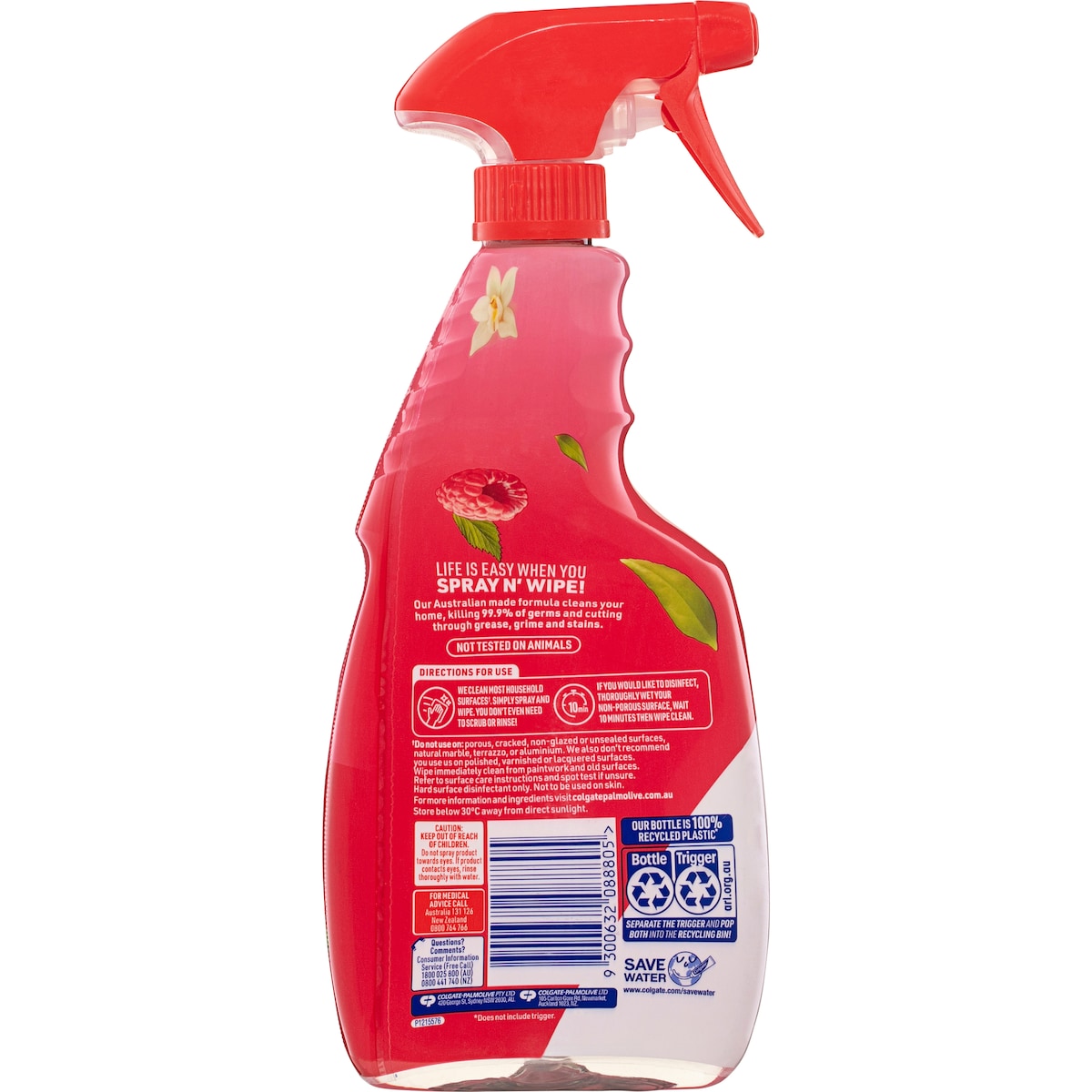 Ajax Spray & Wipe Multipurpose Cleaner Vanilla & Berries 475ml