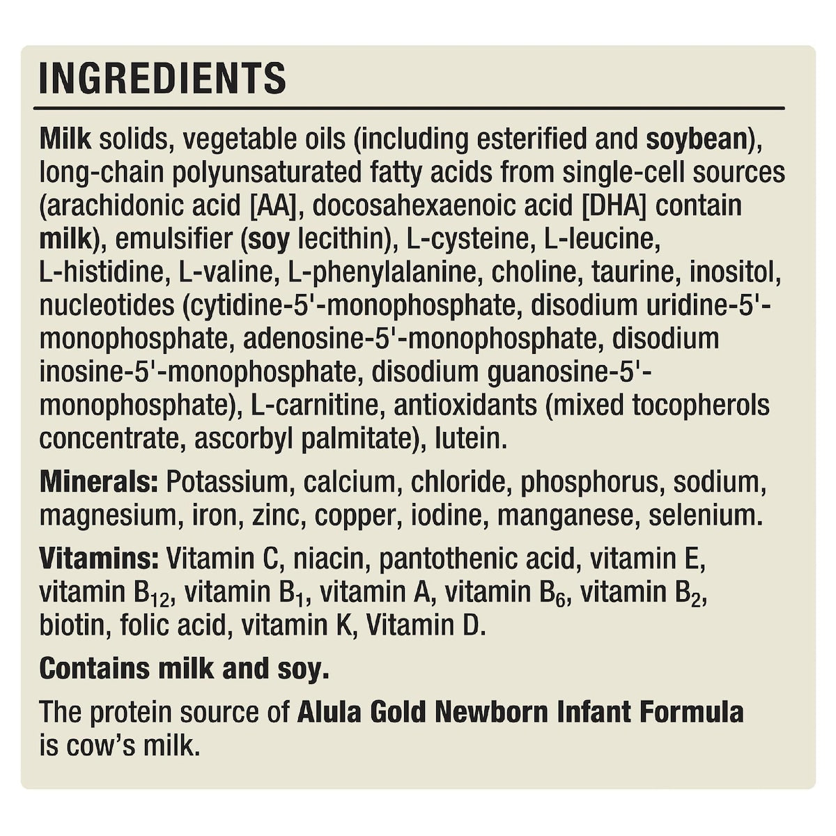 Alula Gold Newborn Infant Formula 0-6m 900g