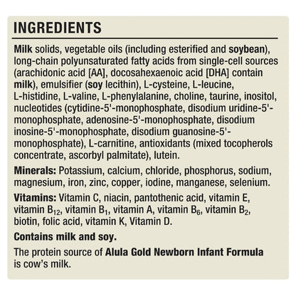 Alula Gold Newborn Infant Formula 0-6m 900g