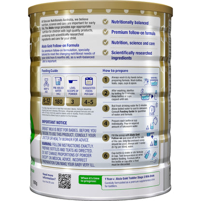 Alula Gold Follow On Formula 6-12m 900g