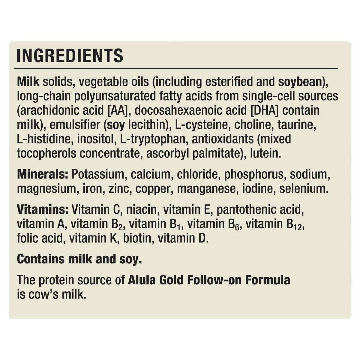 Alula Gold Follow-on 6-12 Months Formula 900g