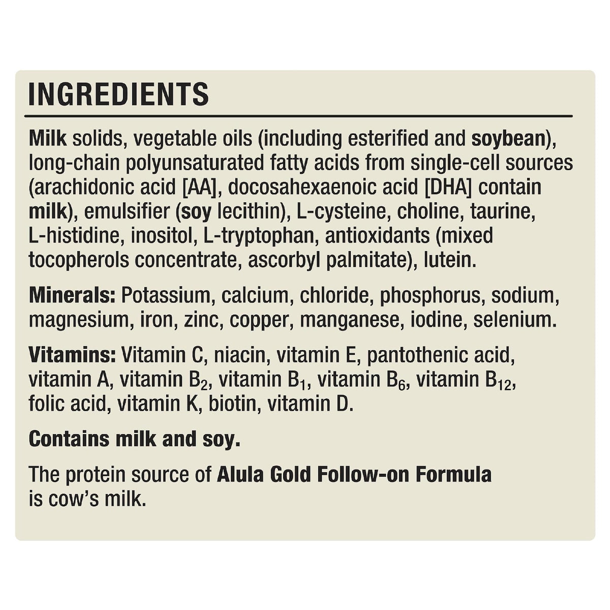 Alula Gold Follow On Formula 6-12m 900g