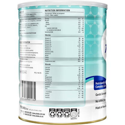 Alula Gentle Stage 1 Newborn Infant Formula 0-6 Months 900g