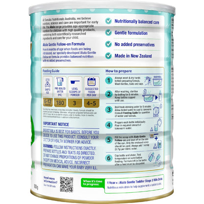 Alula Gentle Stage 2 Follow-on Formula 6-12 Months 900g