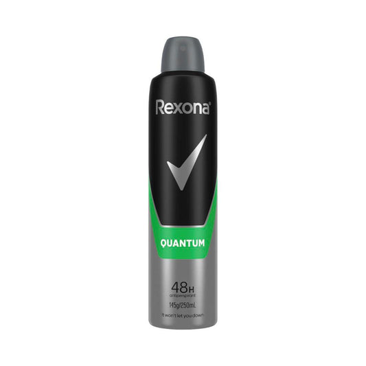Rexona Men Deodorant 48hr Aerosol Quantum - 250mL