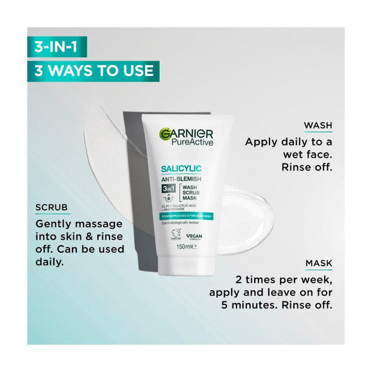 Garnier Pure eansing 3 In 1 eansing - 150mL