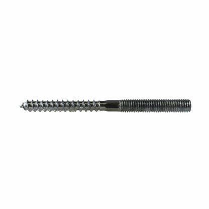 Everhang M8 Hanger Bolt 100mm Zinc Plated Steel 4 Pack Durable