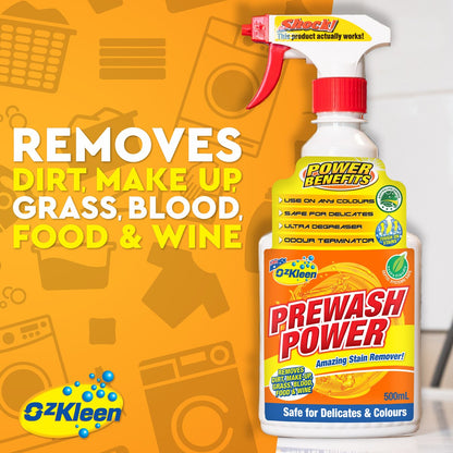 Ozkleen Prewash Power Fabric Stain Remover Trigger 500ml