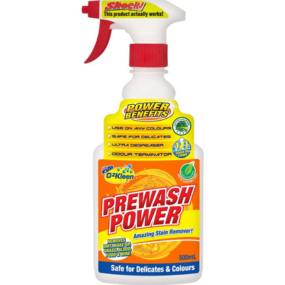 Ozkleen Prewash Power Fabric Stain Remover Trigger 500ml