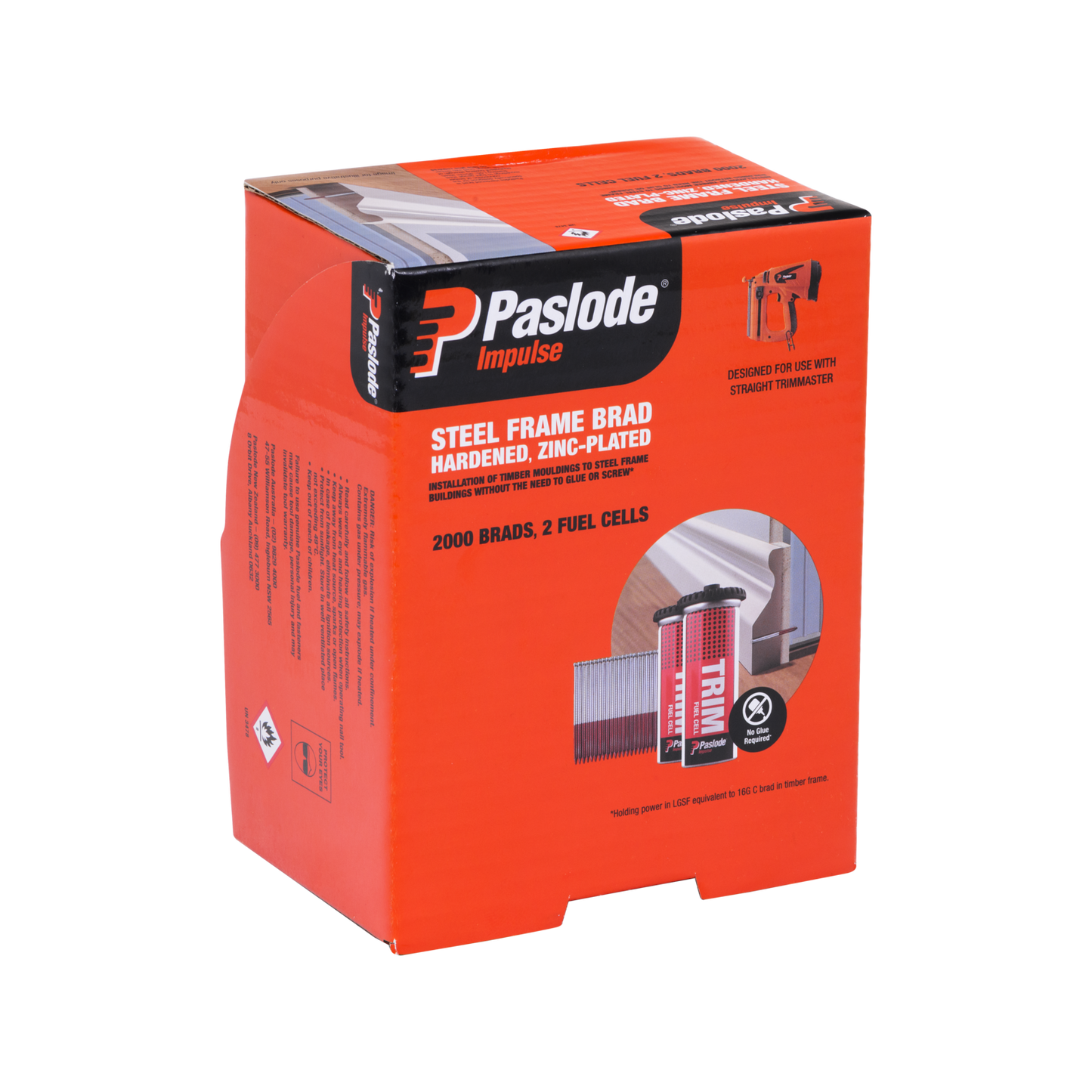 Paslode Steel Frame Brad - 15g x 45mm - 2000 Pack