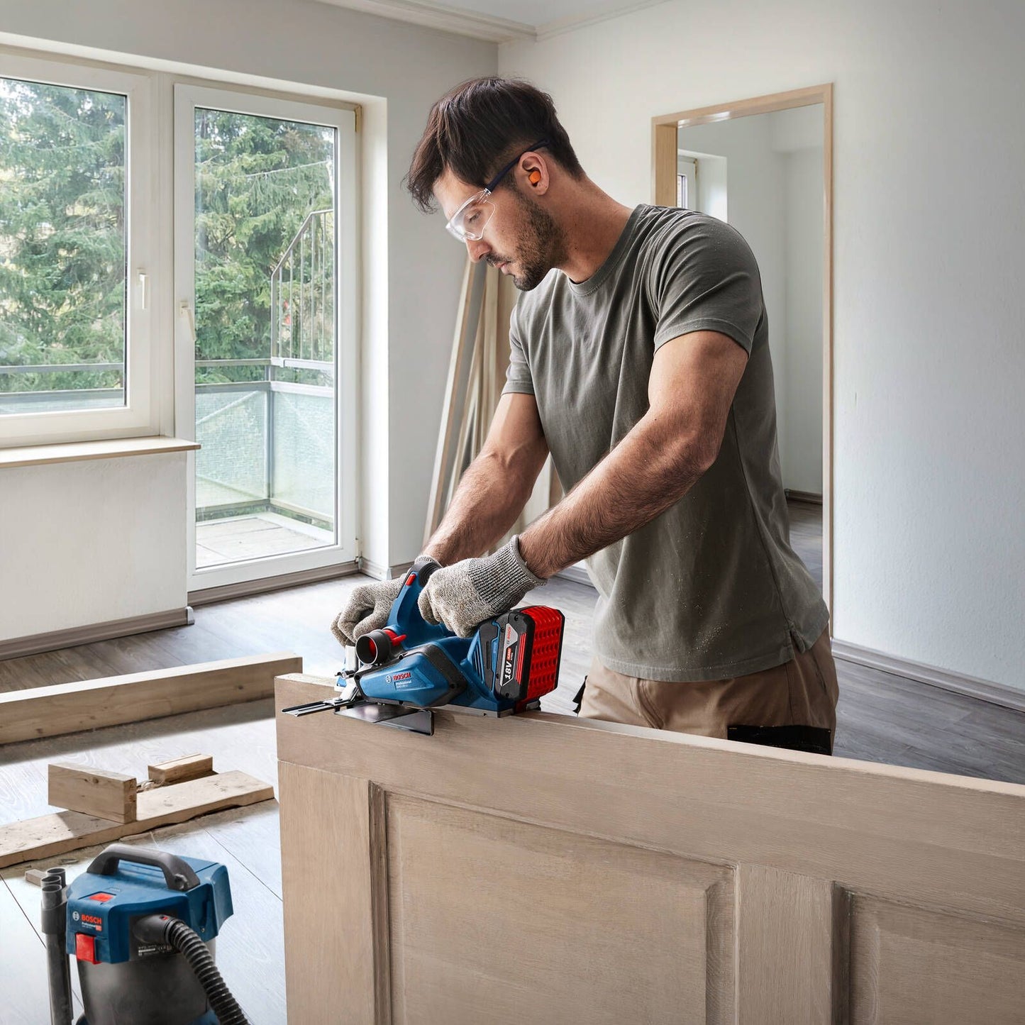 Bosch Professional Planer - 18V - Skin Only