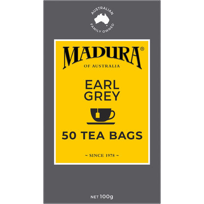 Madura Earl Grey Tea Bags 50 Pack