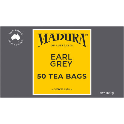 Madura Earl Grey Tea Bags 50 Pack