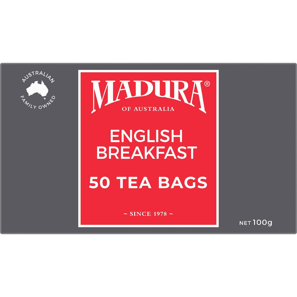 Madura English Breakfast Tea Bags 50 Pack