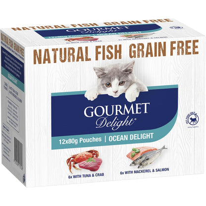 Gourmet Delight Ocean Delights 80g X12 Pack