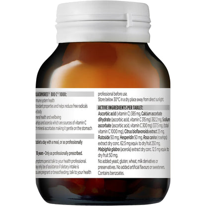 Blackmores Bio C 1000mg Vitamin C Immune Support Tablets 62 pack