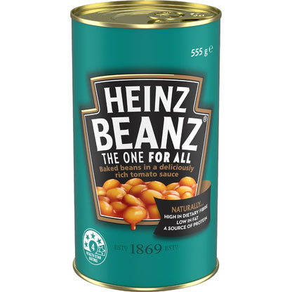 Heinz Baked Beans In Tomato Sauce Canned 555g