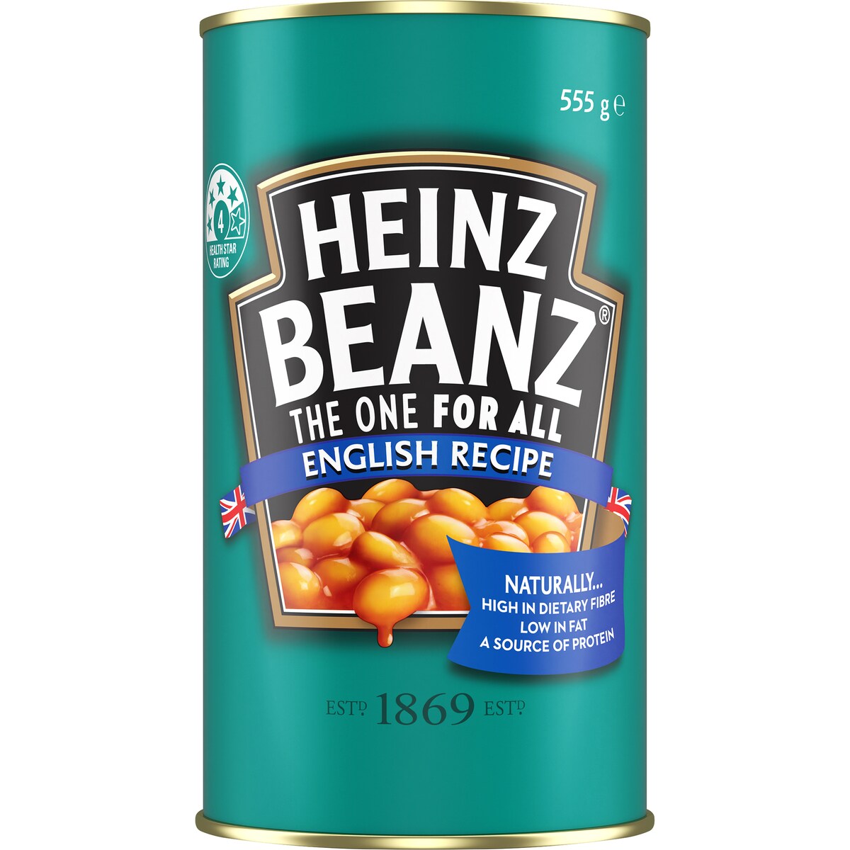 Heinz Beanz Baked Beans English Recipe 555g