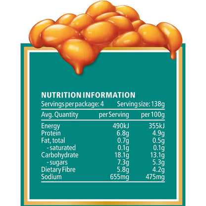 Heinz Beanz Baked Beans English Recipe 555g