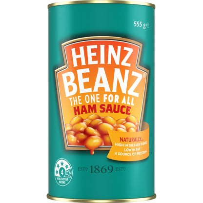 Heinz Beanz Baked Beans In Ham Sauce 555g