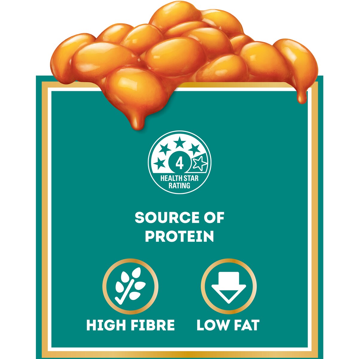 Heinz Beanz Baked Beans In Ham Sauce 555g