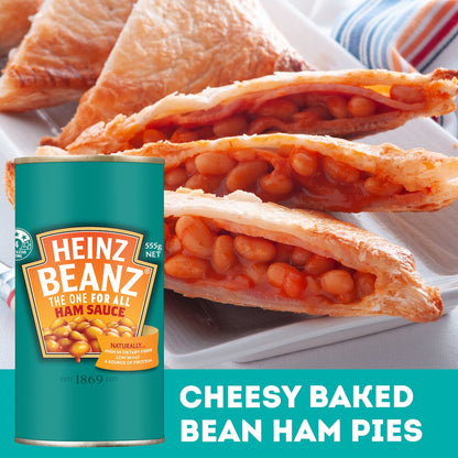Heinz Beanz Canned Baked Beans In Ham Sauce 555g