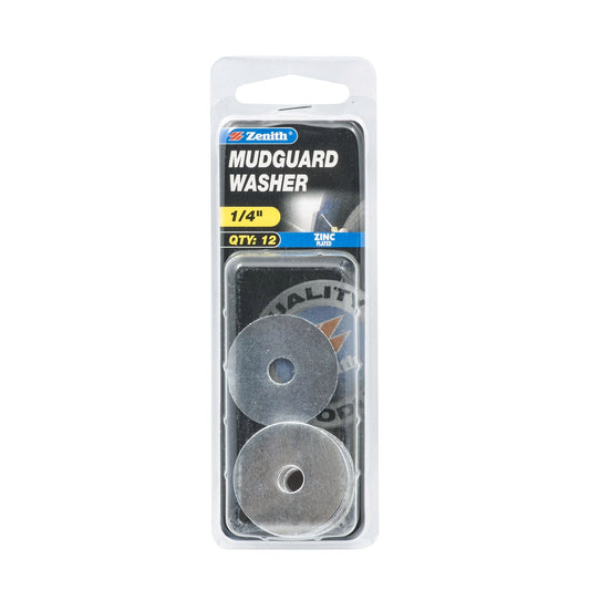 Zenith Mudguard Washer 1/4" - 12 Pack