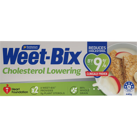 Sanitarium Weet - Bix Weet-bix Cholesterol Lowering Breakfast Cereal 440g