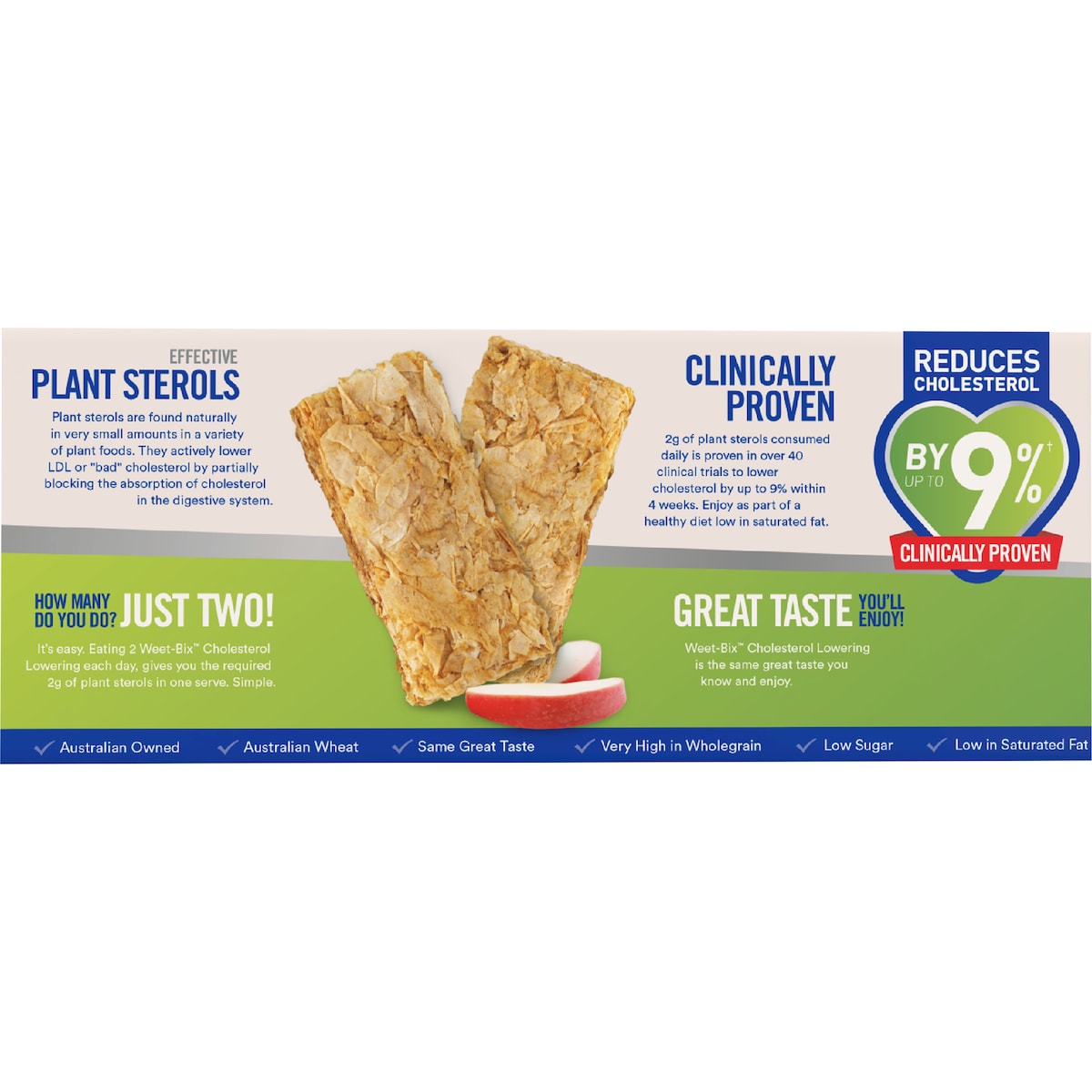 Weet-bix Cholesterol Lowering Breakfast Cereal 440g
