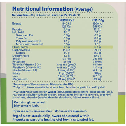 Weet-bix Cholesterol Lowering Breakfast Cereal 440g