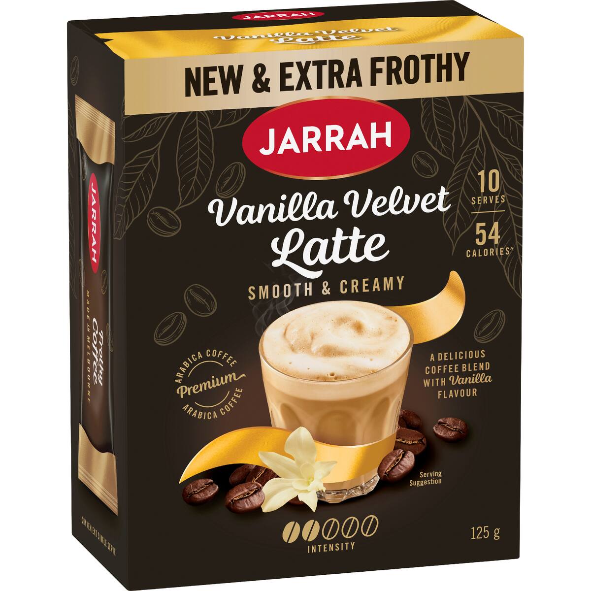Jarrah Vanilla Velvet Latte Satchets 10 Pack