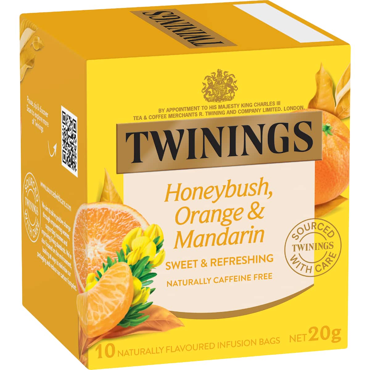Twinings Honeybush Orange & Mandarin 10 Pack