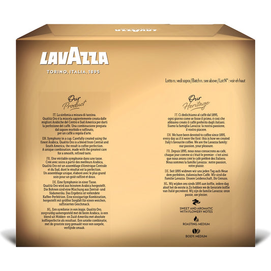Lavazza Qualità Oro Ground Coffee 250g X 4 Pack